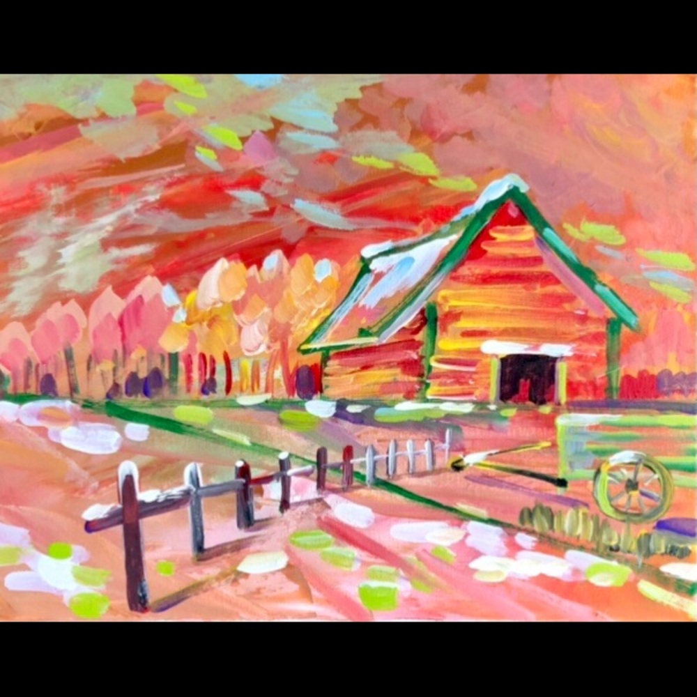 Good Old Days, painting